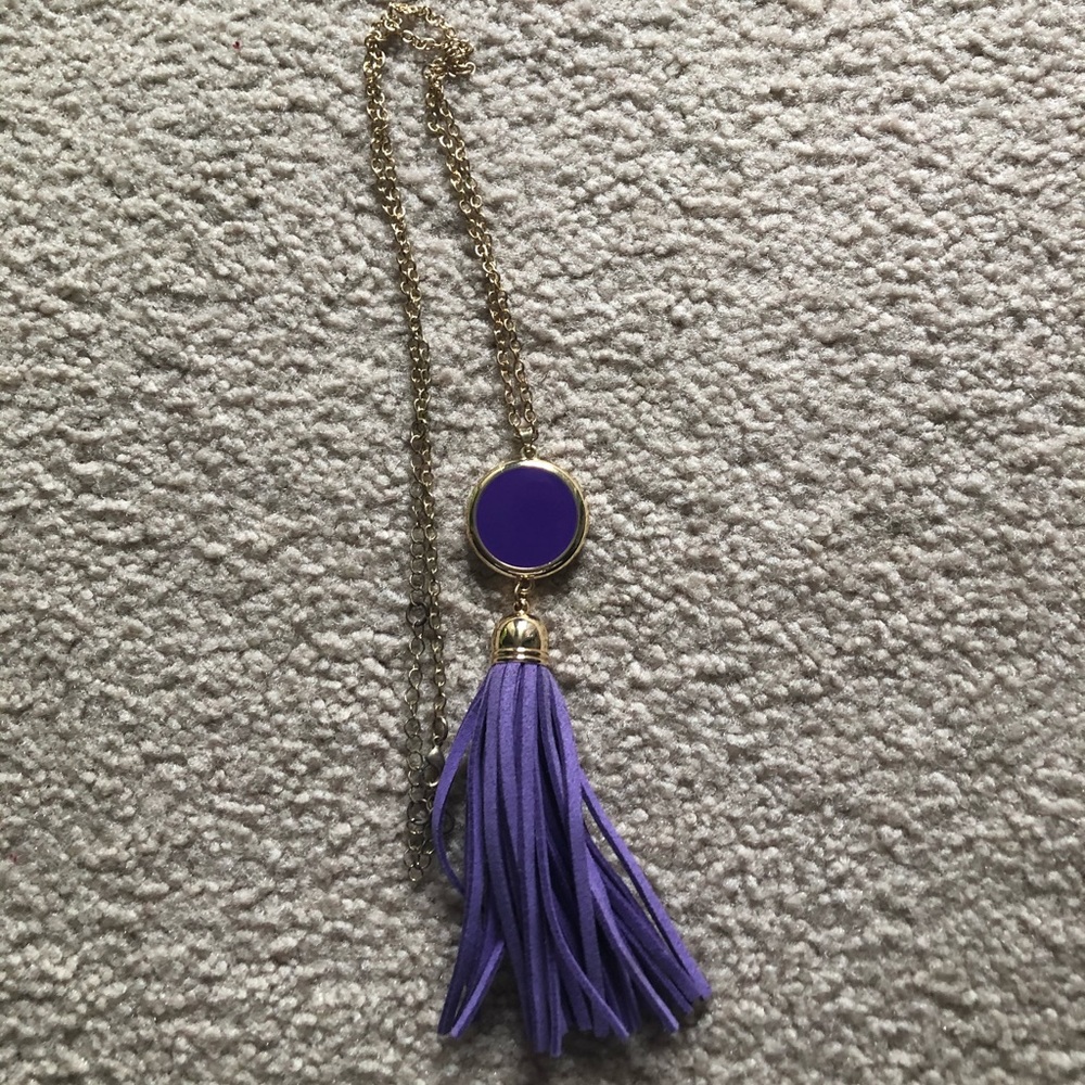 Purple necklace